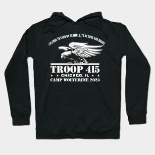 TROOP 415 - Camp Wolverine 2023 (WHITE) Hoodie